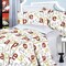 Apple Letters Print Comforter Set 5PC All-In-One Playful Bedding